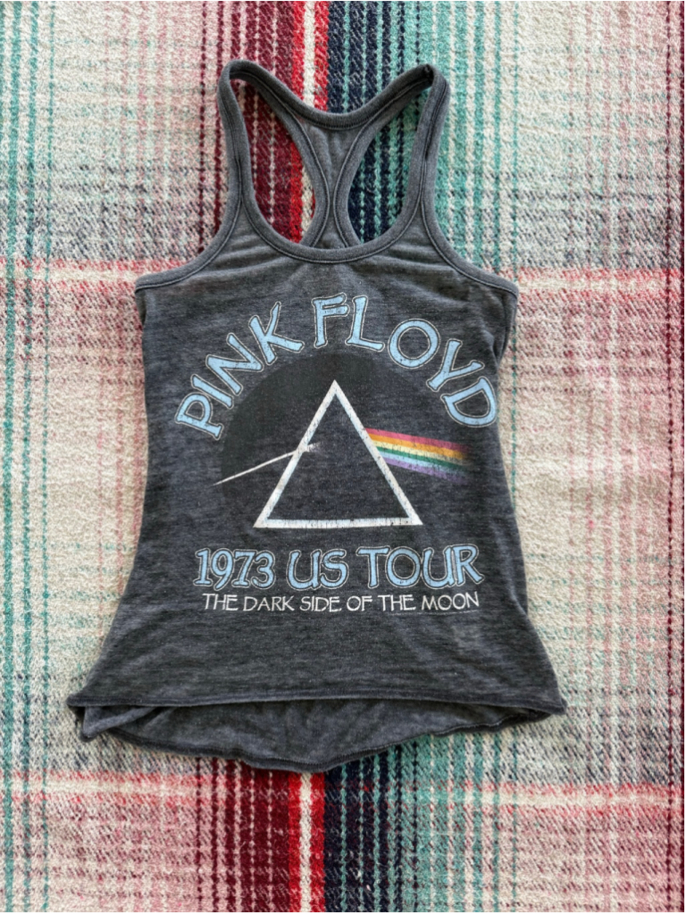 Pink Floyd Dark Side of the Moon T Back Tank Top XS